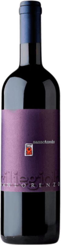 44,95 € 免费送货 | 红酒 Sassotondo San Lorenzo D.O.C. Maremma Toscana 托斯卡纳 意大利 Ciliegiolo 瓶子 75 cl