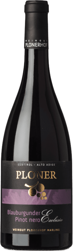 62,95 € Бесплатная доставка | Красное вино Plonerhof Riserva Exclusiv Резерв D.O.C. Alto Adige Трентино-Альто-Адидже Италия Pinot Black бутылка 75 cl