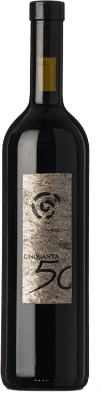 32,95 € Spedizione Gratuita | Vino rosso Plozza Cinquanta / 50 I.G.T. Terrazze Retiche lombardia Italia Nebbiolo Bottiglia 75 cl