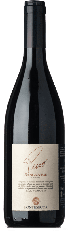 22,95 € Envoi gratuit | Vin rouge Fontesecca Pino I.G.T. Umbria Ombrie Italie Sangiovese Bouteille 75 cl