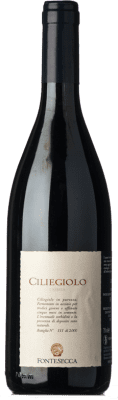 16,95 € Kostenloser Versand | Rotwein Fontesecca I.G.T. Umbria Umbrien Italien Ciliegiolo Flasche 75 cl