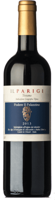 39,95 € Envio grátis | Vinho tinto Il Palazzino Parigi I.G.T. Toscana Tuscany Itália Merlot Garrafa 75 cl