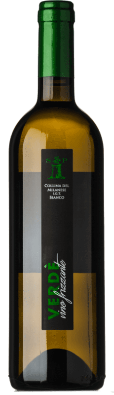 9,95 € Envio grátis | Espumante Branco San Pietro Verdè Frizzante — Meio Espumante I.G.T. Collina del Milanese Lombardia Itália Trebbiano, Chardonnay 75 cl