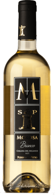 8,95 € Free Shipping | White wine San Pietro Morosa I.G.T. Collina del Milanese Lombardia Italy Trebbiano, Chardonnay, Cortese Bottle 75 cl