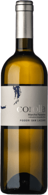 11,95 € Бесплатная доставка | Белое вино Poderi San Lazzaro Corolla I.G.T. Marche Marche Италия Passerina бутылка 75 cl