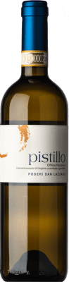 13,95 € Spedizione Gratuita | Vino bianco Poderi San Lazzaro Pistillo D.O.C. Offida Marche Italia Pecorino Bottiglia 75 cl