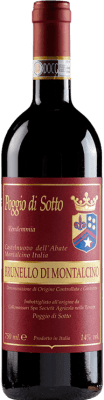 347,95 € 免费送货 | 红酒 Poggio di Sotto 预订 D.O.C.G. Brunello di Montalcino 托斯卡纳 意大利 Sangiovese 瓶子 75 cl
