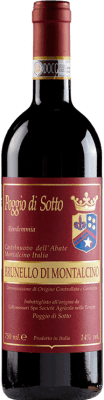 347,95 € Spedizione Gratuita | Vino rosso Poggio di Sotto Riserva D.O.C.G. Brunello di Montalcino Toscana Italia Sangiovese Bottiglia 75 cl