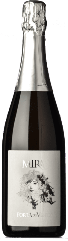 27,95 € Envoi gratuit | Vin Mousseux Blanc Porta del Vento Mira Brut Classique I.G.T. Terre Siciliane Sicile Italie Catarratto Bouteille 75 cl
