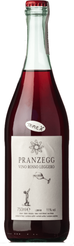 26,95 € Spedizione Gratuita | Vino rosso Pranzegg Rosso Leggero Trentino-Alto Adige Italia Merlot, Lagrein, Schiava Bottiglia 75 cl