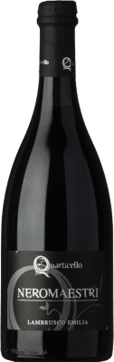 15,95 € Envio grátis | Espumante tinto Quarticello Lambrusco Frizzante Neromaestri I.G.T. Emilia Romagna Emília-Romanha Itália Lambrusco Maestri, Lambrusco Grasparossa Garrafa 75 cl