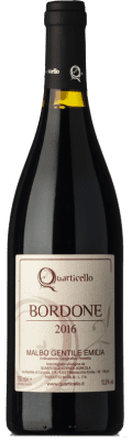 18,95 € Envio grátis | Vinho tinto Quarticello Malbo Bordone I.G.T. Emilia Romagna Emília-Romanha Itália Garrafa 75 cl