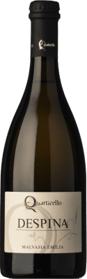 12,95 € Envío gratis | Espumoso Blanco Quarticello Despina Frizzante — Espumoso de Aguja I.G.T. Emilia Romagna Emilia-Romagna Italia Malvasía 75 cl