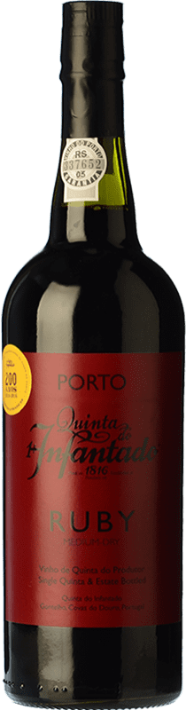 12,95 € Free Shipping | Fortified wine Quinta do Infantado Ruby I.G. Porto Porto Portugal Touriga Franca, Touriga Nacional, Tinta Roriz, Tinta Cão Bottle 75 cl