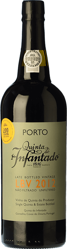 25,95 € Бесплатная доставка | Крепленое вино Quinta do Infantado LBV I.G. Porto порто Португалия Touriga Nacional, Tinta Roriz, Tinta Cão, Tinta Barroca бутылка 75 cl