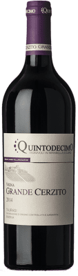 134,95 € Free Shipping | Red wine Quintodecimo Riserva V Grande Cerzito Reserve D.O.C.G. Taurasi Campania Italy Aglianico Bottle 75 cl