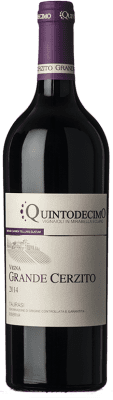 169,95 € Kostenloser Versand | Rotwein Quintodecimo V Grande Cerzito Reserve D.O.C.G. Taurasi Kampanien Italien Aglianico Flasche 75 cl