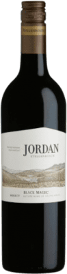 17,95 € Envío gratis | Vino Tinto Jordan Black Magic I.G. Stellenbosch Coastal Region Sudáfrica Merlot 75 cl