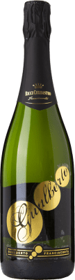 41,95 € Envio grátis | Espumante branco Ricci Curbastro Gualberto Pas dosé Brut Nature D.O.C.G. Franciacorta Lombardia Itália Pinot Preto, Chardonnay Garrafa 75 cl