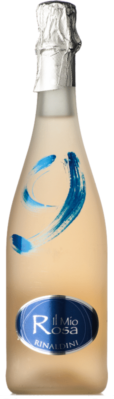 19,95 € Envío gratis | Espumoso Rosado Rinaldini Il Mio Rosa Extra Dry — Extra Seco I.G.T. Emilia Romagna Emilia-Romagna Italia Lambrusco 75 cl