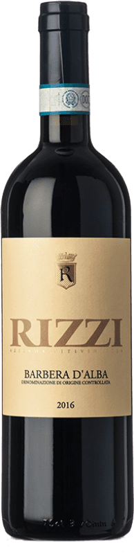 16,95 € Envío gratis | Vino Tinto Nani Rizzi D.O.C. Barbera d'Alba Piemonte Italia Barbera 75 cl