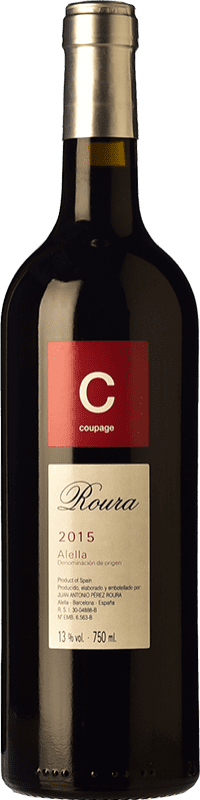 6,95 € Free Shipping | Red Wine Roura Coupage Crianza — Aged D.O. Alella Spain Merlot, Garnacha — Grenache, Cabernet Sauvignon Bottle 75 cl
