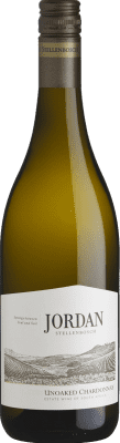 18,95 € Envío gratis | Vino Blanco Jordan Unoaked I.G. Stellenbosch Coastal Region Sudáfrica Chardonnay 75 cl