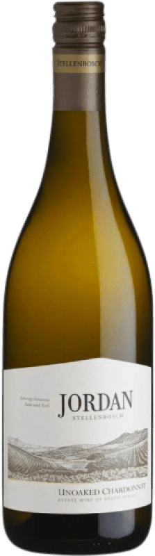 14,95 € 送料無料 | 白ワイン Jordan Unoaked I.G. Stellenbosch Coastal Region 南アフリカ Chardonnay ボトル 75 cl