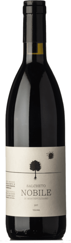 21,95 € 免费送货 | 红葡萄酒 Salcheto D.O.C.G. Vino Nobile di Montepulciano 托斯卡纳 意大利 Prugnolo Gentile Eco 生态 有机 天然 瓶子 75 cl