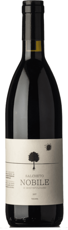 19,95 € Envío gratis | Vino tinto Salcheto D.O.C.G. Vino Nobile di Montepulciano Toscana Italia Prugnolo Gentile Botella 75 cl
