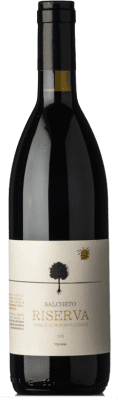 22,95 € Envio grátis | Vinho Tinto Salcheto Reserva D.O.C.G. Vino Nobile di Montepulciano Tuscany Itália Colorino, Prugnolo Gentile Eco — Biológico 75 cl