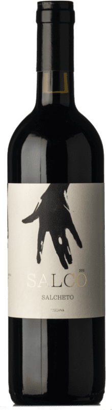 44,95 € Spedizione Gratuita | Vino rosso Salcheto Salco D.O.C.G. Vino Nobile di Montepulciano Toscana Italia Prugnolo Gentile Bottiglia 75 cl