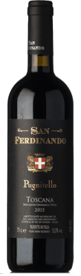 18,95 € Envio grátis | Vinho tinto San Ferdinando I.G.T. Toscana Tuscany Itália Pugnitello Garrafa 75 cl