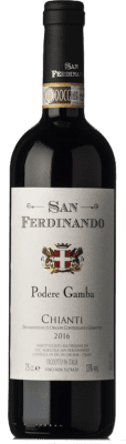 15,95 € Envoi gratuit | Vin Rouge San Ferdinando Podere Gamba D.O.C.G. Chianti Toscane Italie Sangiovese, Pugnitello 75 cl