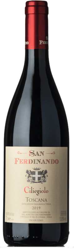 15,95 € Envio grátis | Vinho tinto San Ferdinando I.G.T. Toscana Tuscany Itália Ciliegiolo Garrafa 75 cl
