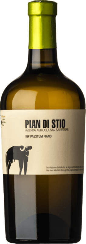 37,95 € Envío gratis | Vino blanco San Salvatore 1988 Pian di Stio D.O.C. Paestum Campania Italia Fiano Botella 75 cl