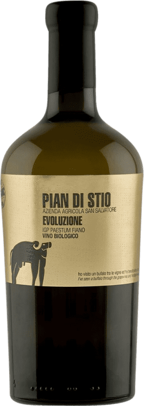 51,95 € 免费送货 | 白酒 San Salvatore 1988 Pian di Stio D.O.C. Paestum 坎帕尼亚 意大利 Fiano 瓶子 75 cl