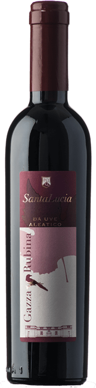 19,95 € 免费送货 | 甜葡萄酒 Saint Lucia Gazza Rubina I.G.T. Puglia 普利亚大区 意大利 Aleático — 阿莱阿蒂科 半瓶装 37 cl