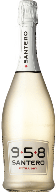 Шампанское белого цвета. Santero Prosecco. Шампанское Santero 958. Просекко d.o.c. Prosecco denominazione di origine controllata Extra Dry Италия.