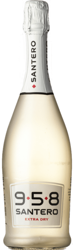 7,95 € Envoi gratuit | Vin Mousseux Blanc Santero 958 Extra Dry — Extra-Sec Cuvée D.O.C. Piedmont Piémont Italie Bacca Bouteille 75 cl
