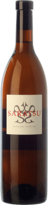 14,95 € Envío gratis | Vino blanco Saratsu Saratsu D.O. Bizkaiko Txakolina País Vasco España Riesling, Hondarribi Zuri, Hondarribi Zerratia Botella 75 cl
