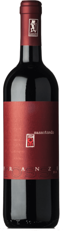35,95 € Free Shipping | Red Wine Sassotondo Franze I.G.T. Toscana Tuscany Italy Teroldego, Ciliegiolo Eco — Organic 75 cl