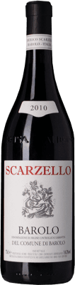 46,95 € Spedizione Gratuita | Vino rosso Scarzello Comune D.O.C.G. Barolo Piemonte Italia Nebbiolo Bottiglia 75 cl