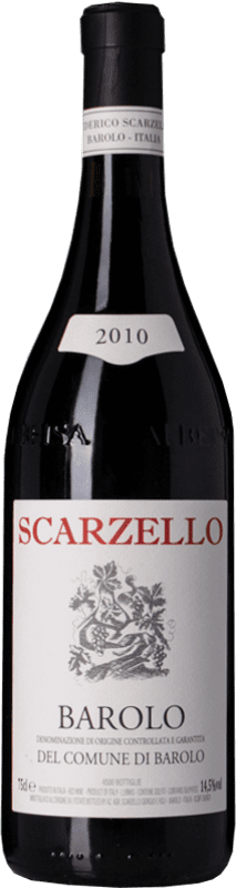 48,95 € Envio grátis | Vinho tinto Scarzello Comune D.O.C.G. Barolo Piemonte Itália Nebbiolo Garrafa 75 cl