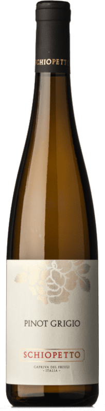 18,95 € Kostenloser Versand | Weißwein Schiopetto dei Fiori D.O.C. Friuli Friaul-Julisch Venetien Italien Pinot Grau Flasche 75 cl