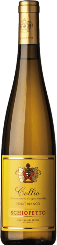 26,95 € Kostenloser Versand | Weißwein Schiopetto D.O.C. Collio Friaul-Julisch Venetien Italien Pinot Blanc — Weißburgunder Flasche 75 cl