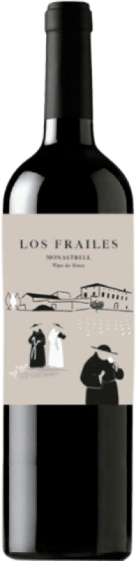7,95 € Spedizione Gratuita | Vino rosso Casa Los Frailes D.O. Valencia Comunità Valenciana Spagna Monastel de Rioja Bottiglia 75 cl