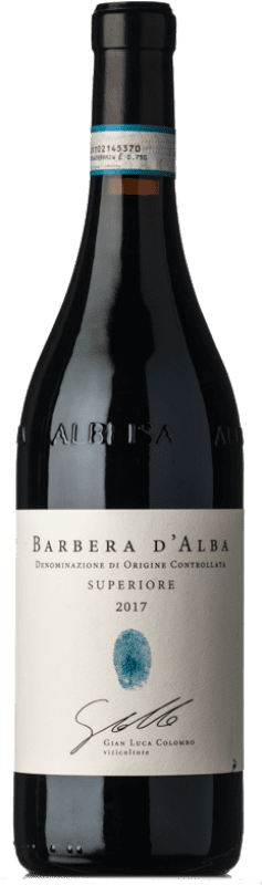 17,95 € Envio grátis | Vinho tinto Segni di Langa Superiore D.O.C. Barbera d'Alba Piemonte Itália Barbera Garrafa 75 cl