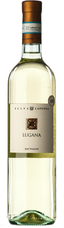 16,95 € Envío gratis | Vino blanco Selva Capuzza San Vigilio D.O.C. Lugana Lombardia Italia Trebbiano di Lugana Botella 75 cl