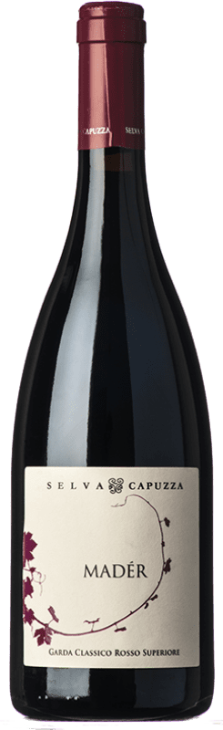 23,95 € Бесплатная доставка | Красное вино Selva Capuzza Madér Classico Superiore D.O.C. Garda Ломбардии Италия Sangiovese — Санджовезе, Barbera — Барбера, Marzemino — Марземино, Groppello — Гроппелло Бутылка 75 cl